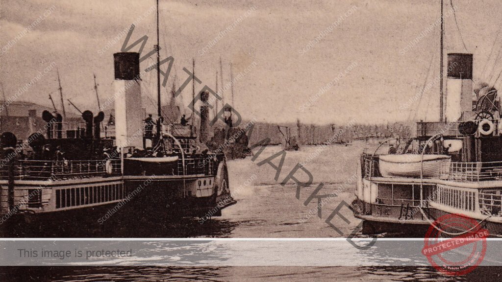 Detail of the Broomielaw Postcard